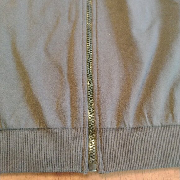 Black Zip Front Crop Top Tank – Slimming Fit, Size L/XL, NWT - Picture 5 of 7